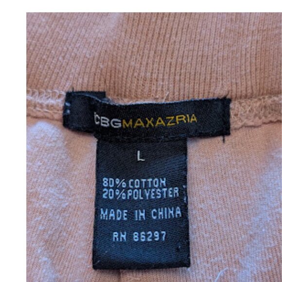 Y2K Blush Pink Women's Velour BCBG Max Azria Lounge Pants Size L - Picture 14 of 14